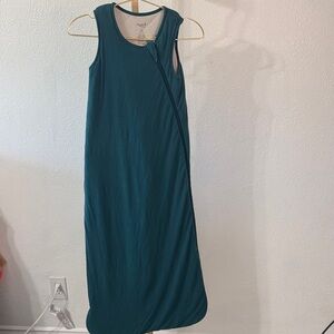 Lute Baby- Sleeveless Teal sleep sack- 2.5 tog- Size XL
